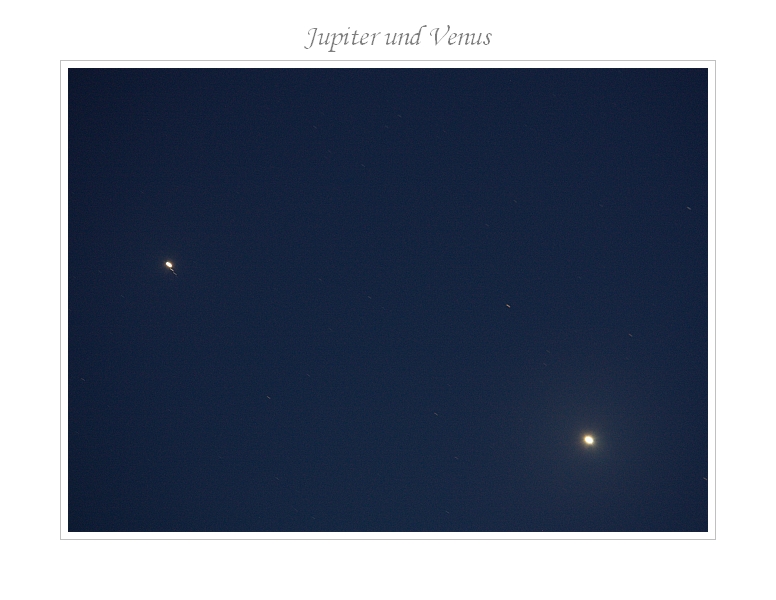 Jupiter und Venus 09.03.2012