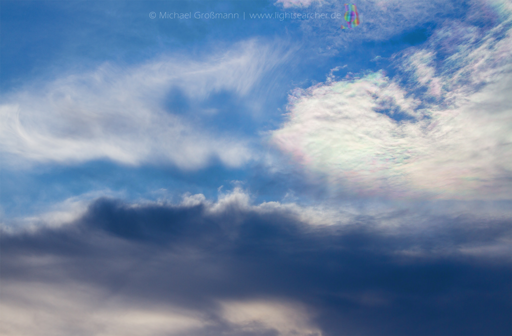 doppelter Wolkenschatten und irisierende Wolken | 12.05.2020