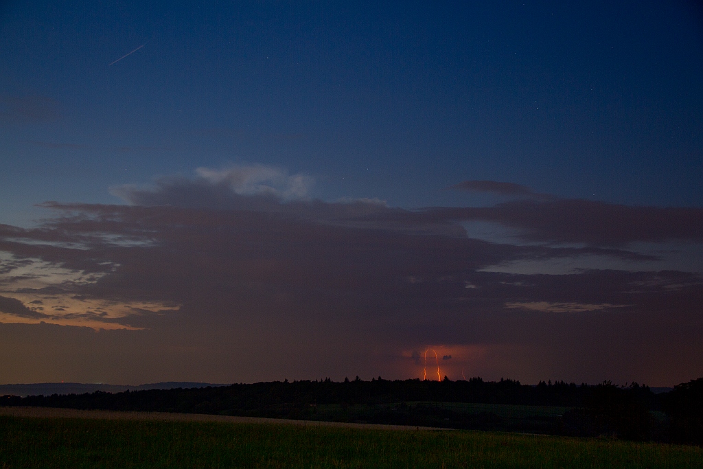 50 km entferntes Gewitter | 06.09.2014