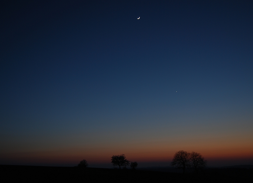 Mond und Venus 17.04.2010