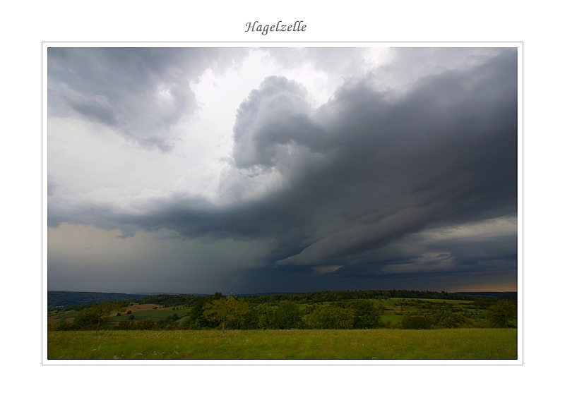 Hagelzelle 26.08.2011