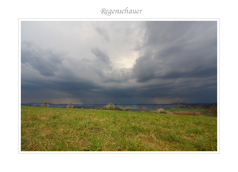 Regenschauer 03.04.2012