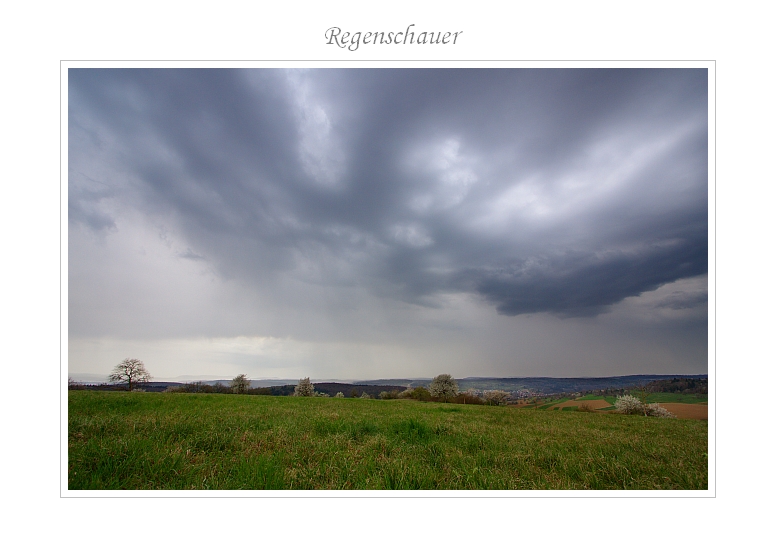 Regenschauer 03.04.2012