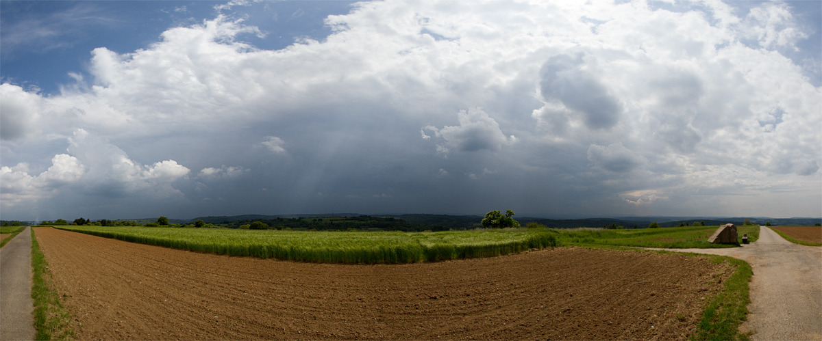 Gewitterfront Panorma | 28.05.2016