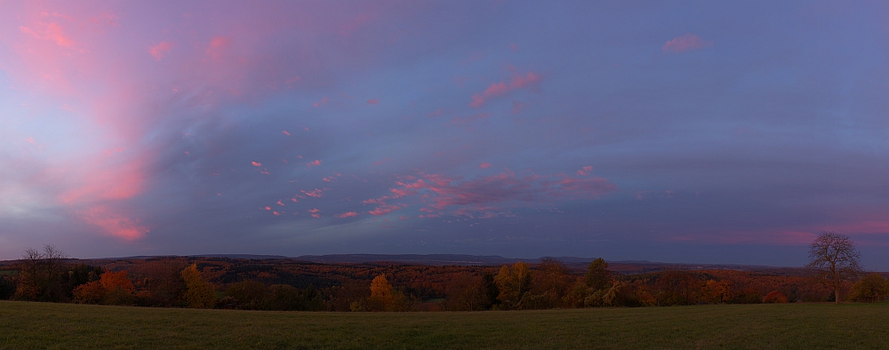 Morgenrot Panorama 30.10.2010