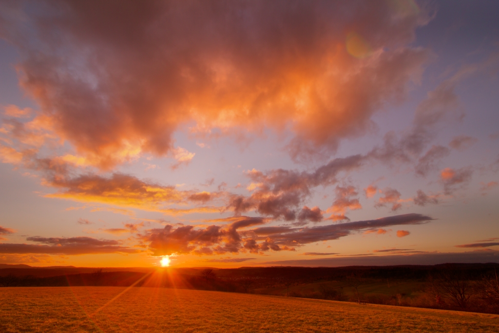 Abendrot 21.02.2014