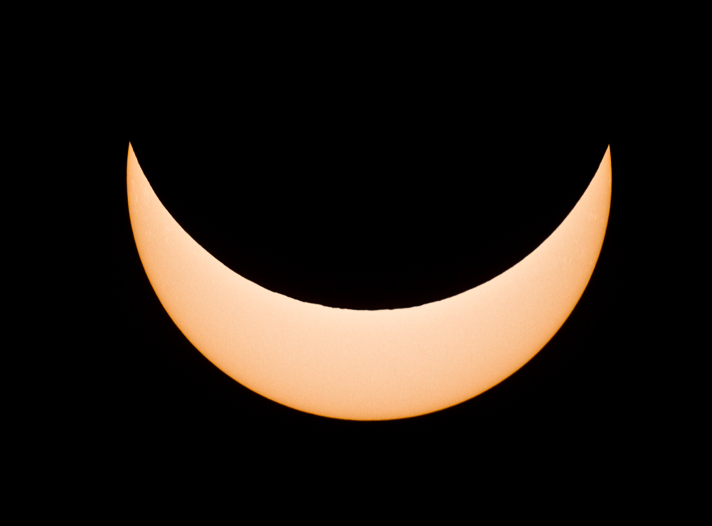 Maximum partielle Sonnenfinsternis um 10.36 Uhr (MEZ)