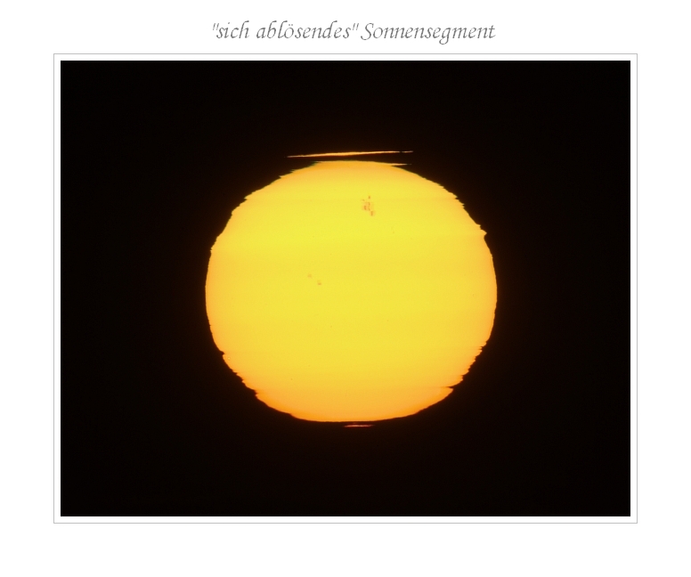 ablsendes Sonnensegment 06.03.2012