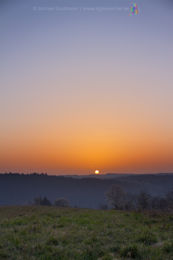 Saharastaub Sonnenaufgang | 28.03.2020