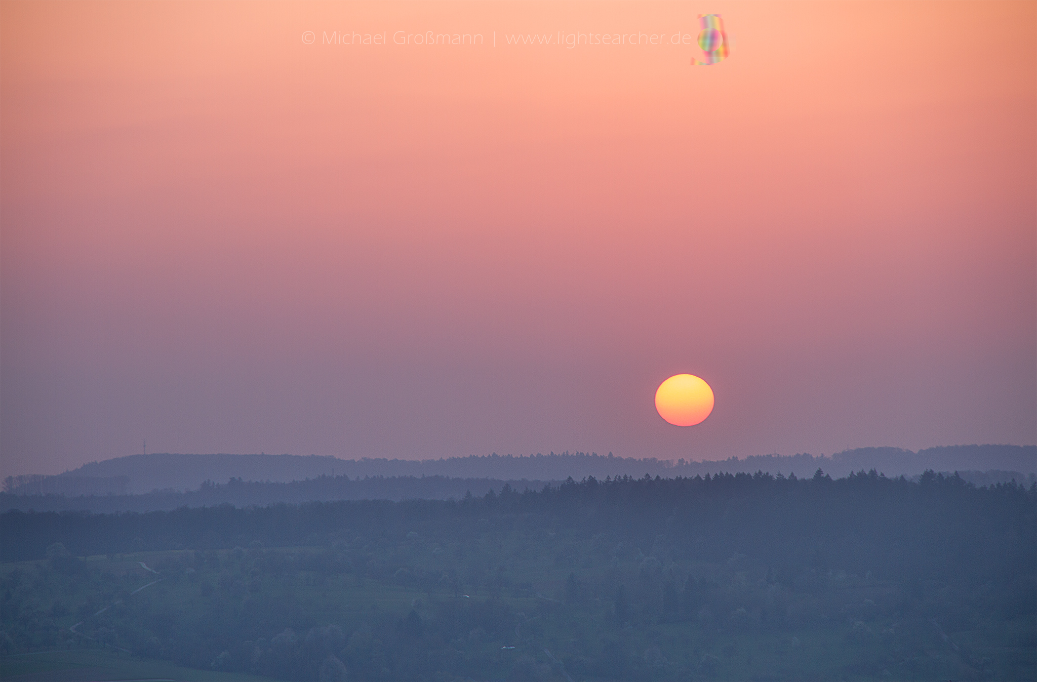 Saharastaub Sonnenuntergang | 28.03.2020