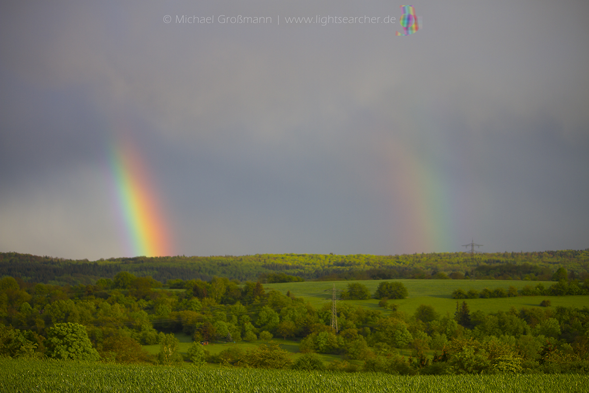 primrer und sekundrer Regenbogen | 27.04.2019