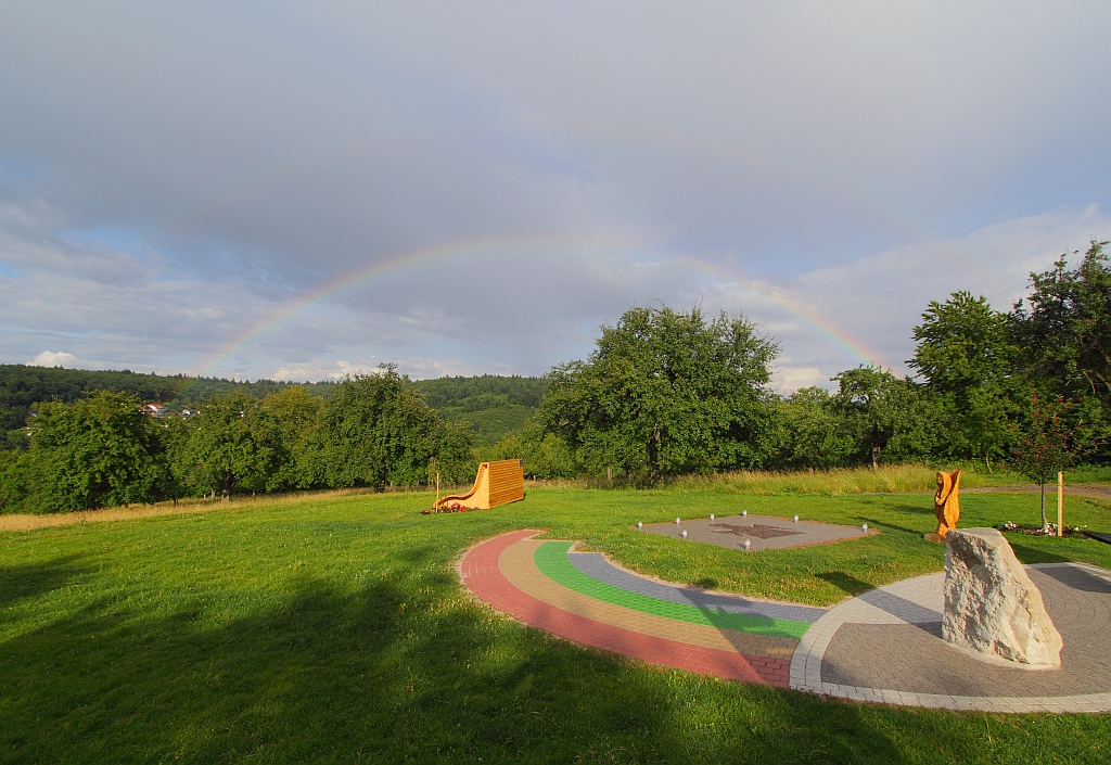 Regenbogen am Regenbogenplatz 27.06.2013