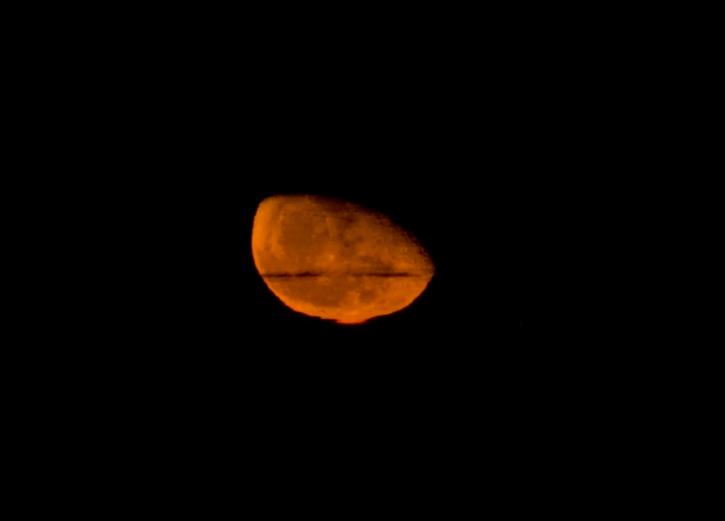 Roter Strahl am Mond 02.01.2013