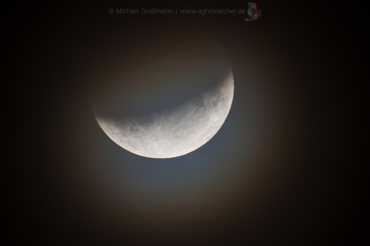 Aureole whrend der Mondfinsternis | 16.07.2019