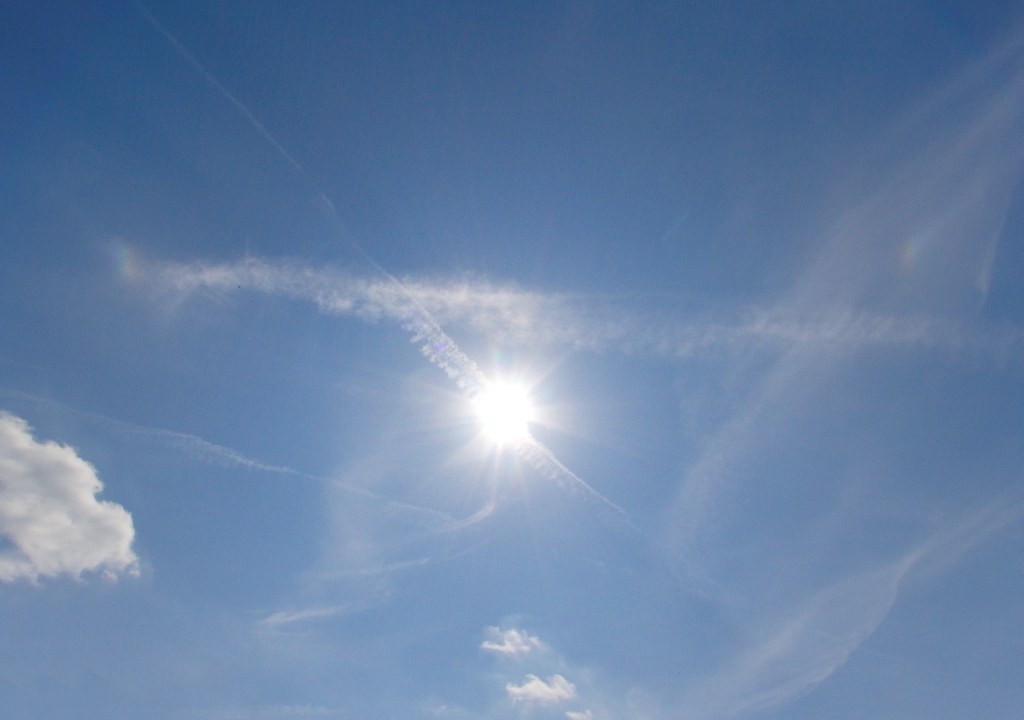 Nebensonnen bei hohem Sonnenstand 19.06.2014