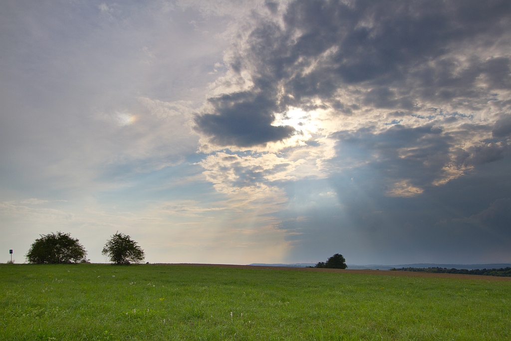 linke Nebensonne 25.07.2014