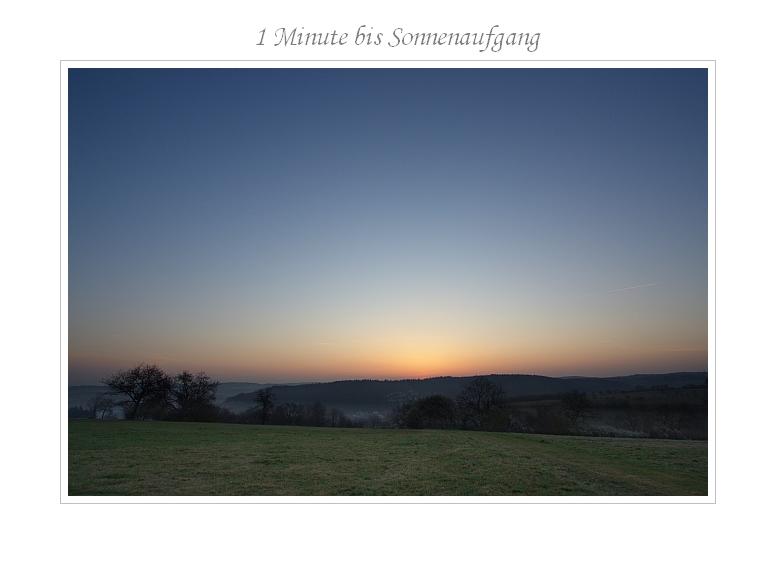 Sonnenaufgang 28.03.2012