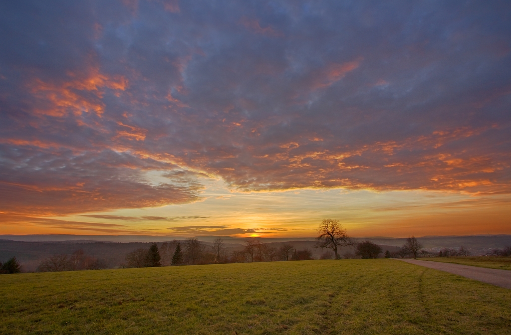 Sonnenuntergang 07.01.2013