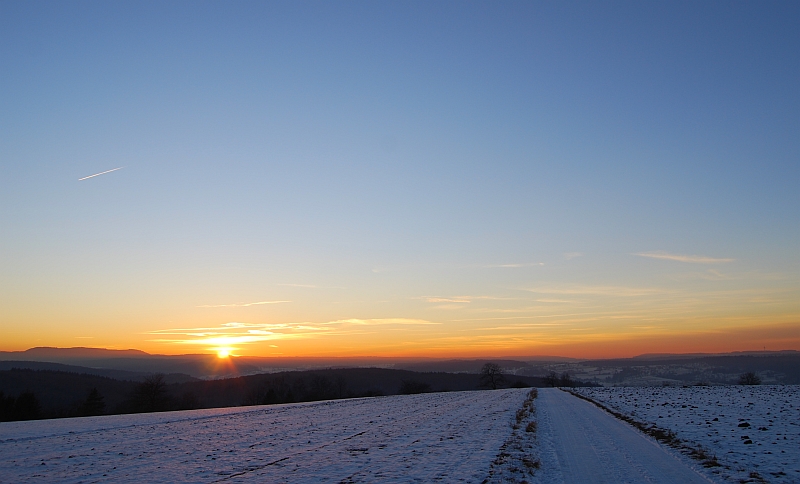 Sonnenuntergang 13.01.2009