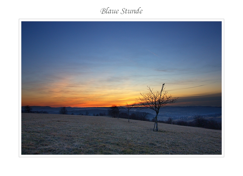 "Blaue Stunde" 22.12.2012