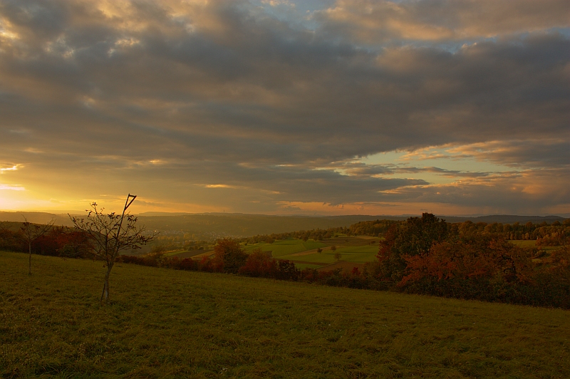 Sonnenuntergang 24.10.2010