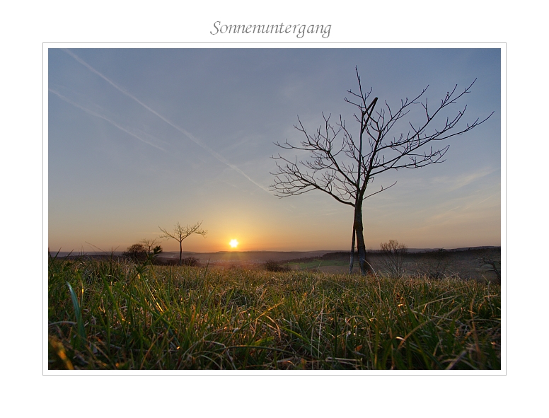 Sonnenuntergang 28.03.2012