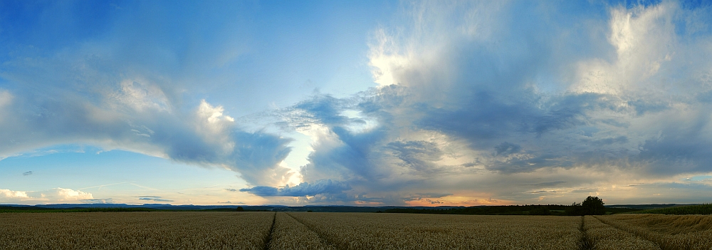 Sonnenuntergang Panorama 28.07.2010