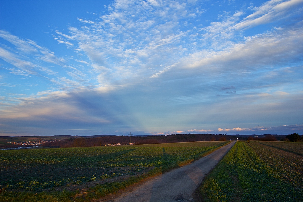 Gegendmmerungsstrahlen 07.02.2014