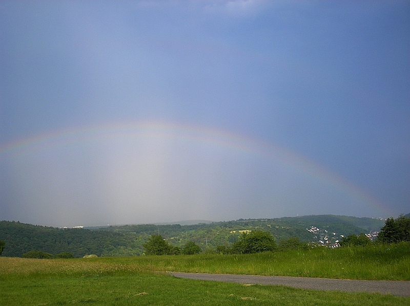 Gespaltener Regenbogen 15.06.2006