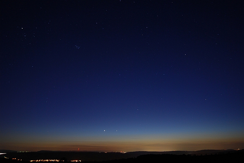 Merkur und Venus 06.04.2010