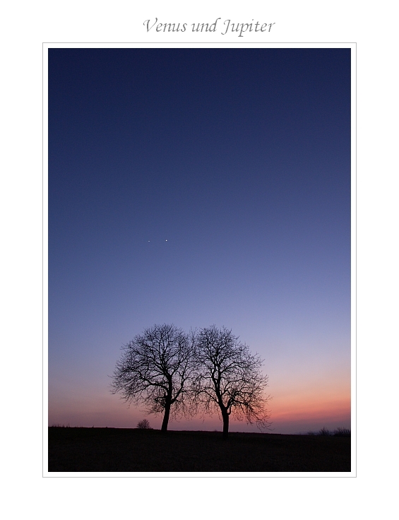 Venus und Jupiter 12.03.2012