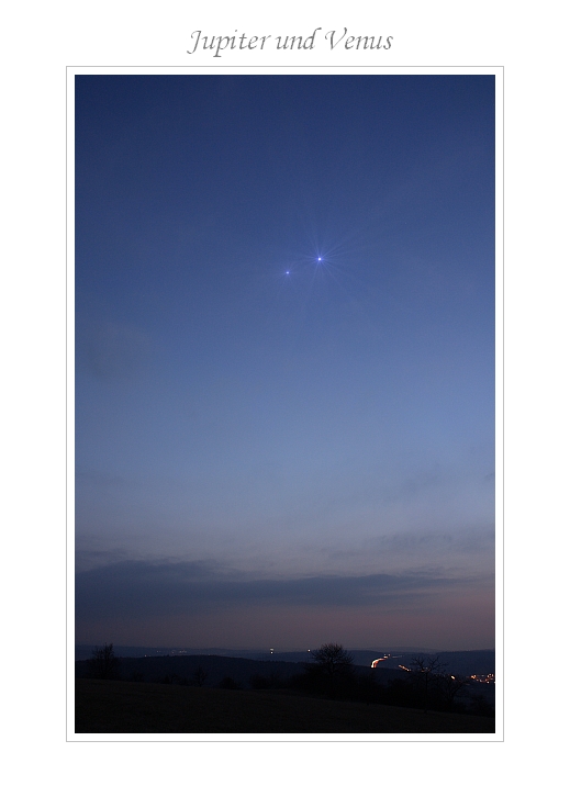 Jupiter und Venus 13.03.2012