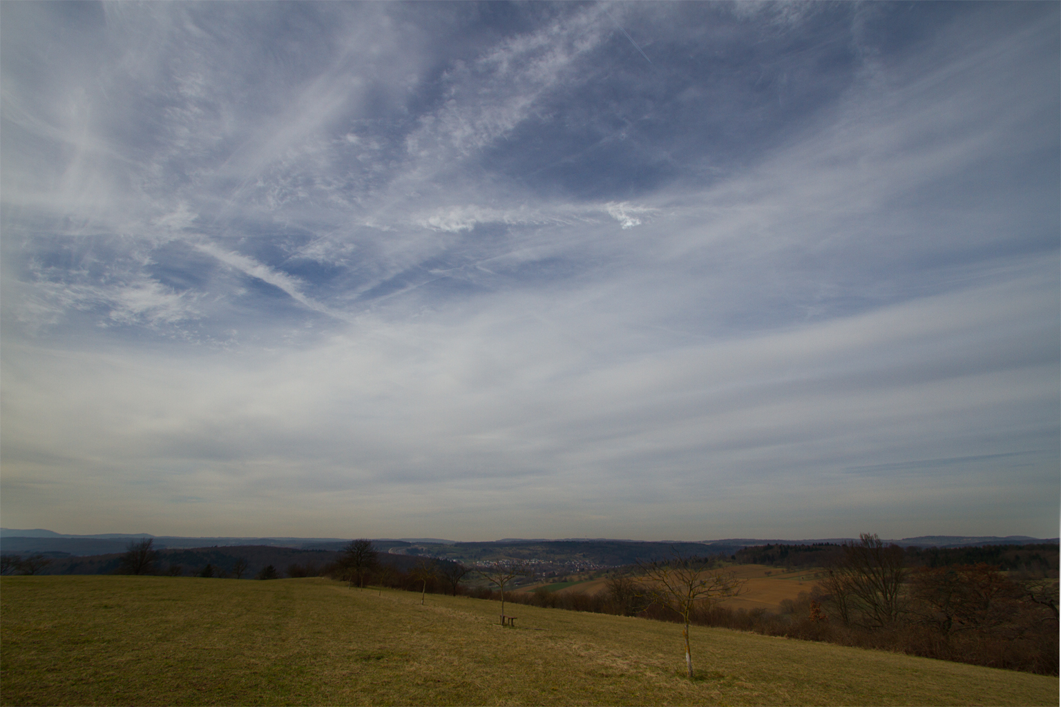 rechte 120 Nebensonne in Cirrusfetzen | 07.03.2015