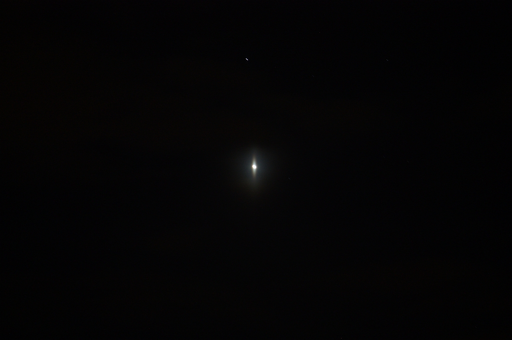 obere und untere Lichtsule an der Venus | 04.05.2012
