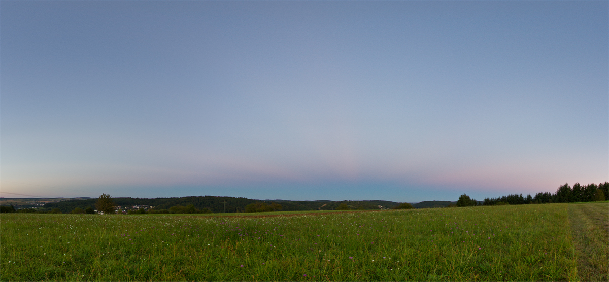 Panorama Erdschattenbogen | 24.08.2016