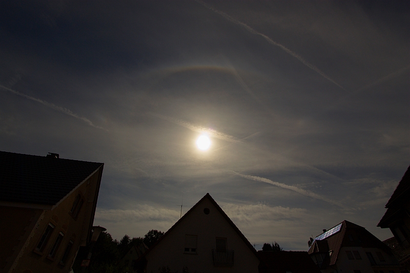 Umschriebener Halo, 22 Ring, Nebensonnen 16.07.2011