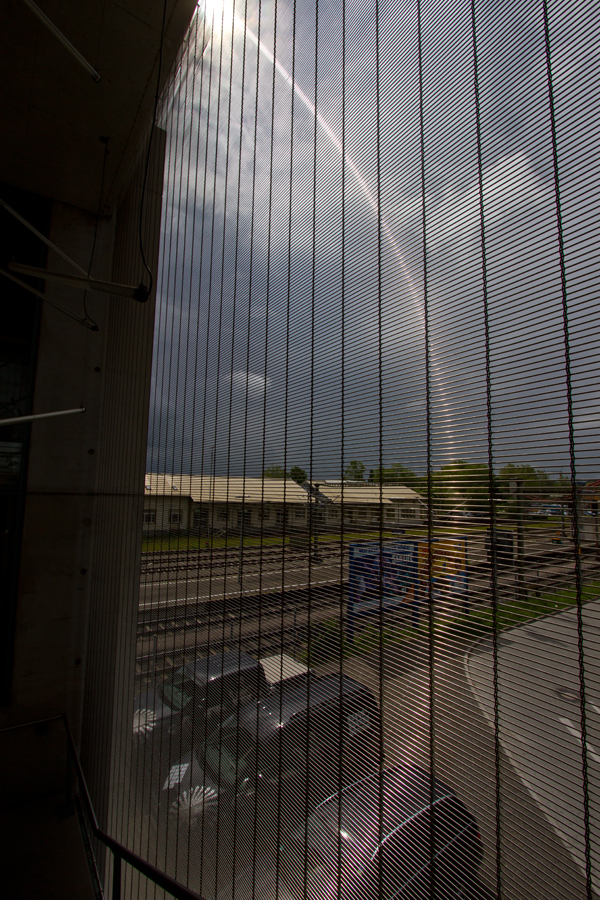 Lichtbeugung an Zaun | 04.06.2016