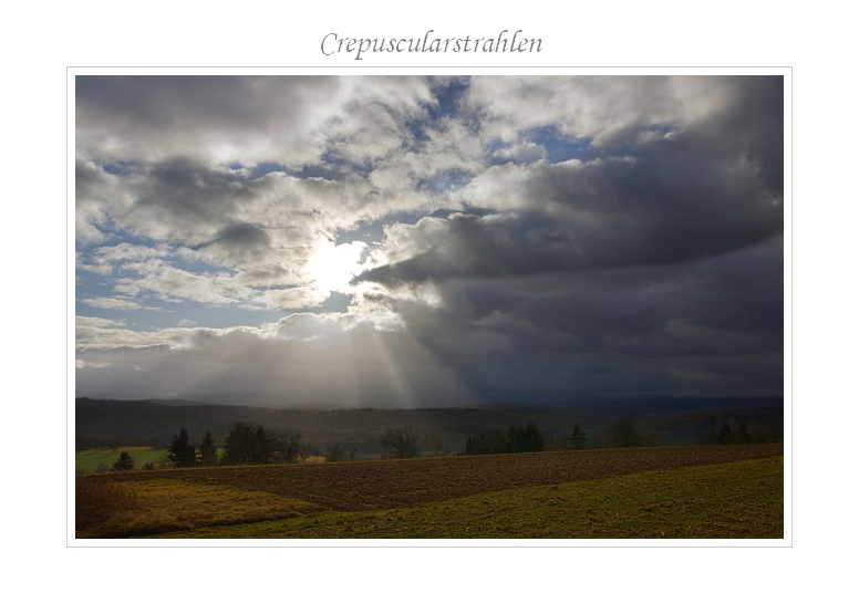 Crepuscularstrahlen 24.12.2011