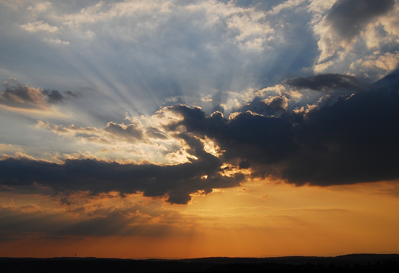 Crepuscularstrahlen 02.06.2009