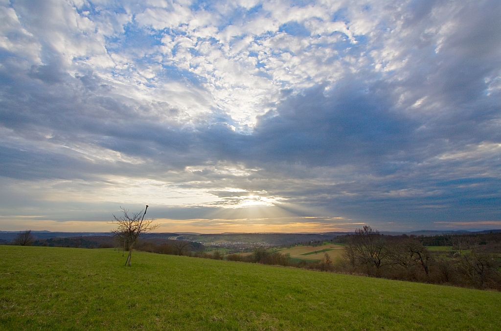 Crepuscularstrahlen 15.04.2013