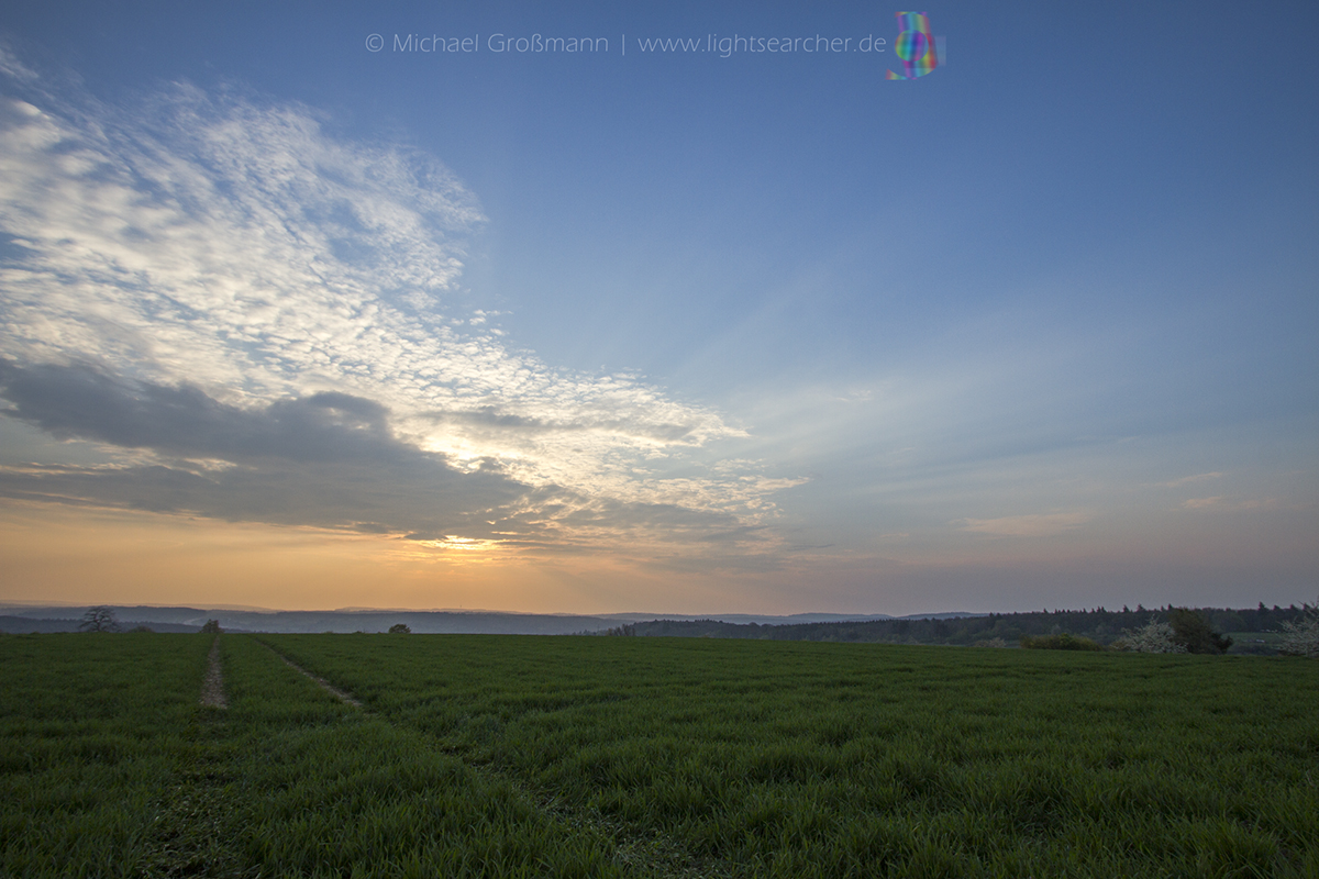 Krepuskularstrahlen 14.04.2019