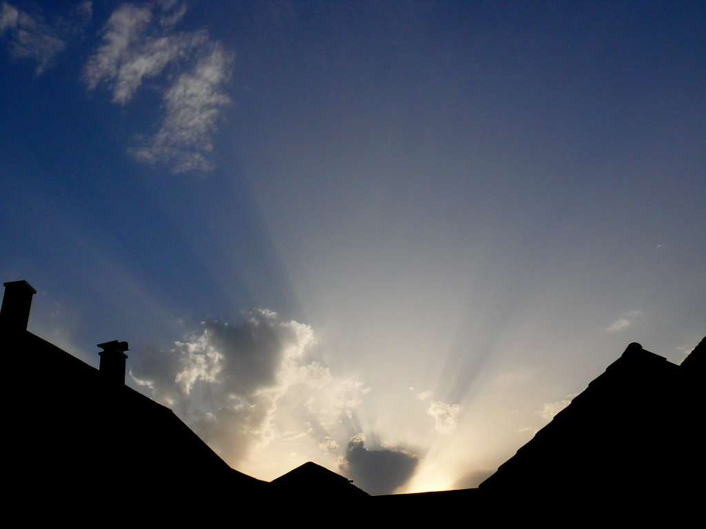 Wolkenstrahlen 25.06.2008