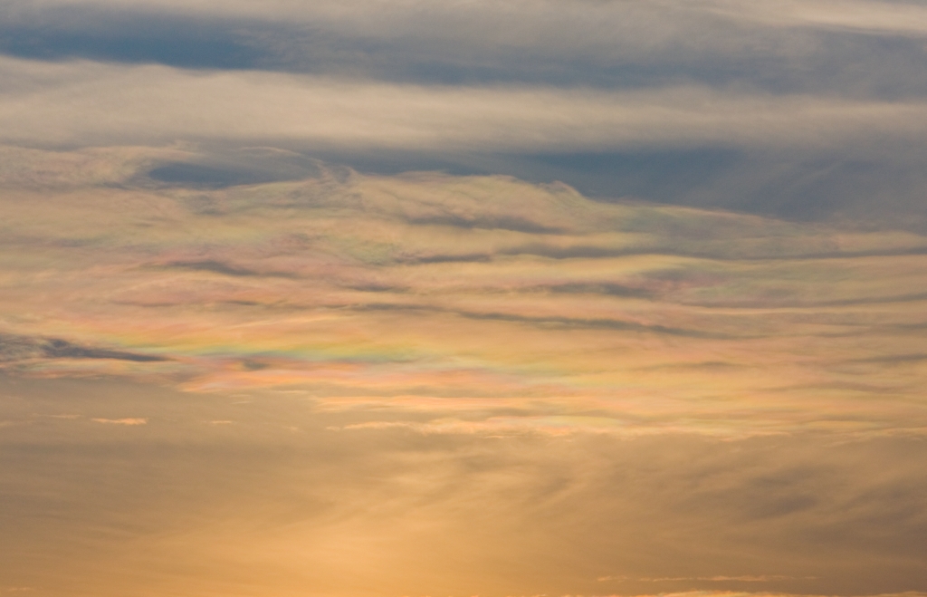 Irisierende Wolken 19.01.2013