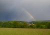 Regenbogen mit Gegendmmrungsstrahlen 11.05.2014