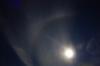 22° Ring, umschriebener Halo und linker Nebenmond 21.10.2010